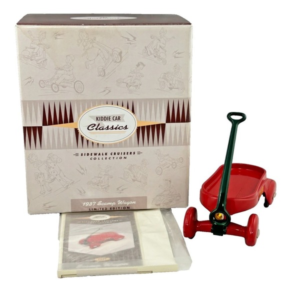 Hallmark Other - Hallmark 1937 SCAMP WAGON Kiddie Car Classics Sidewalk Cruisers w/ Light LE 1997